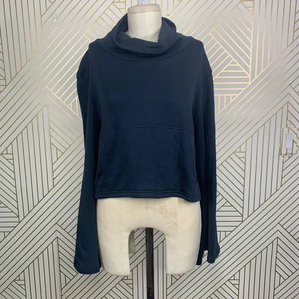 Free People FP Movement Salvation‎ Turtleneck Top in Navy Blue Size US Small - Image 3