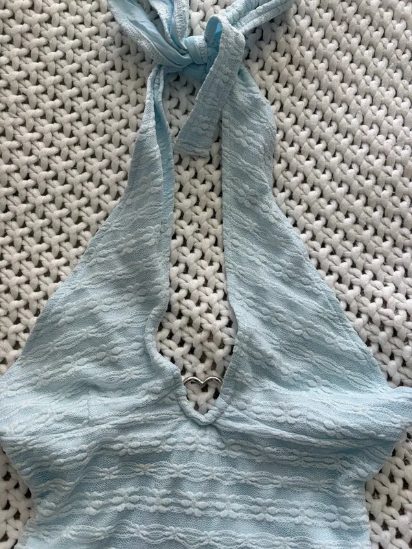 New Pink Dress Blue Size M - Image 4