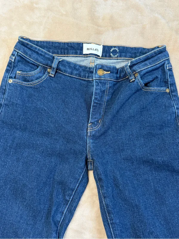 ROLLA'S Dallas Low Bootcut Dark Blue Jeans size 29 - Image 4