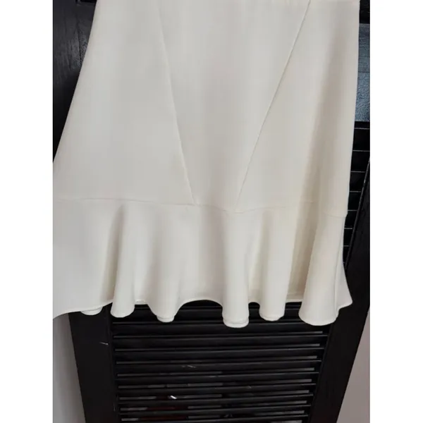 Aryn K Sugar High White Sleeveless Dress Size S Bride Bridal Wedding - Image 10
