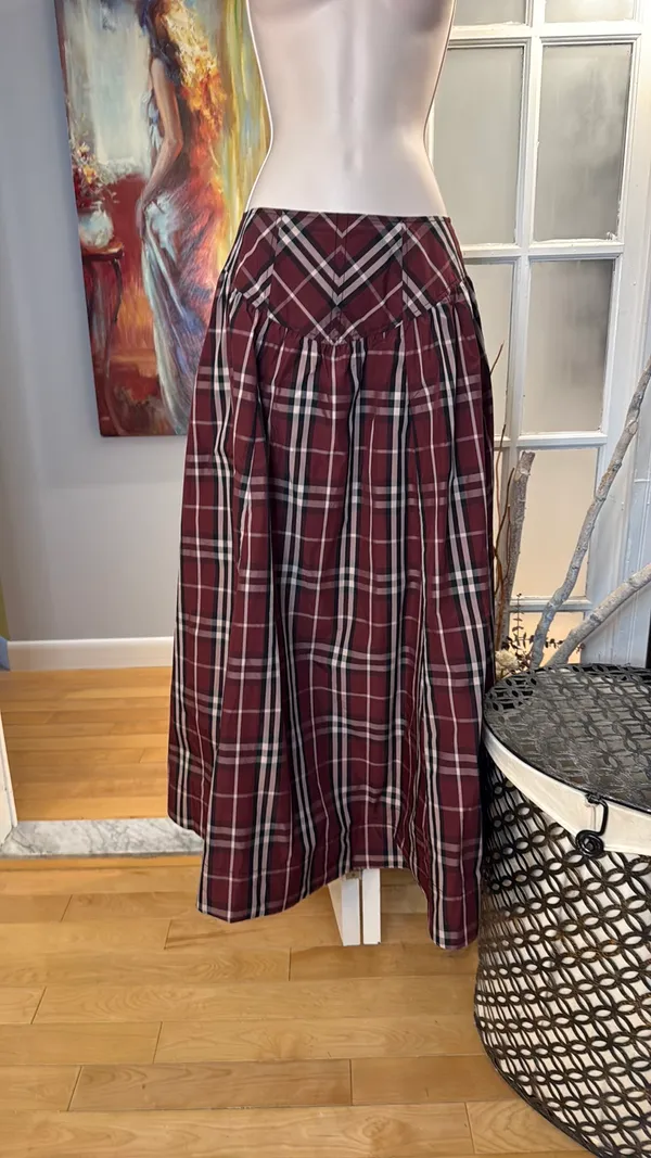 Anthropologie Maeve Drop Waist Taffeta Maxi Skirt Size 2 - Image 5