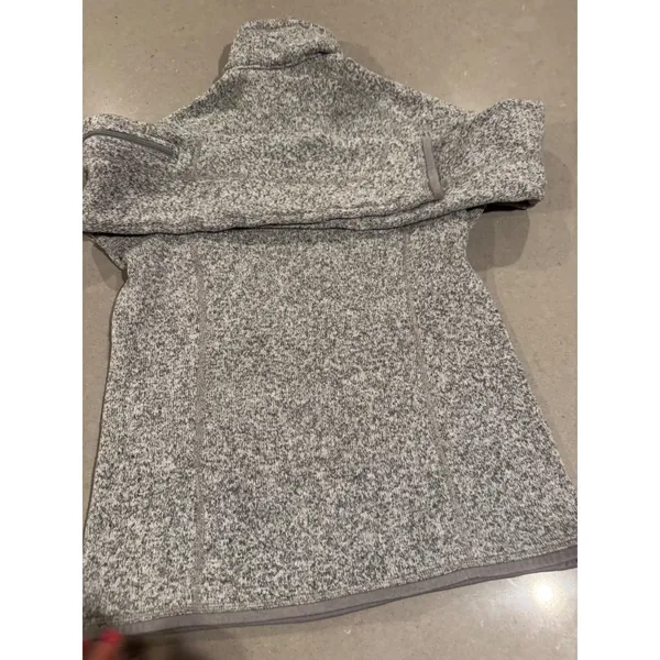 Patagonia Better Sweater DialogTech Logo Gray Quarter Zip‎ Pullover Jacket XS - Image 9