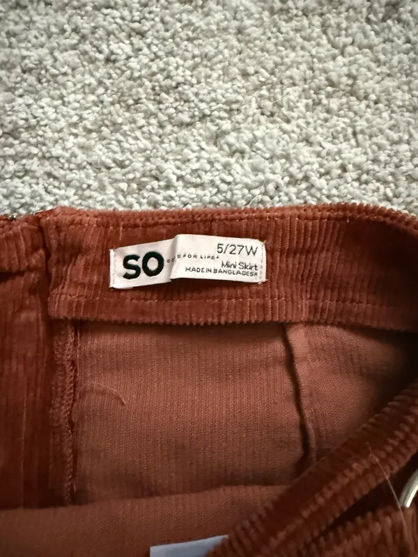 Corduroy SO Skirt - Image 4