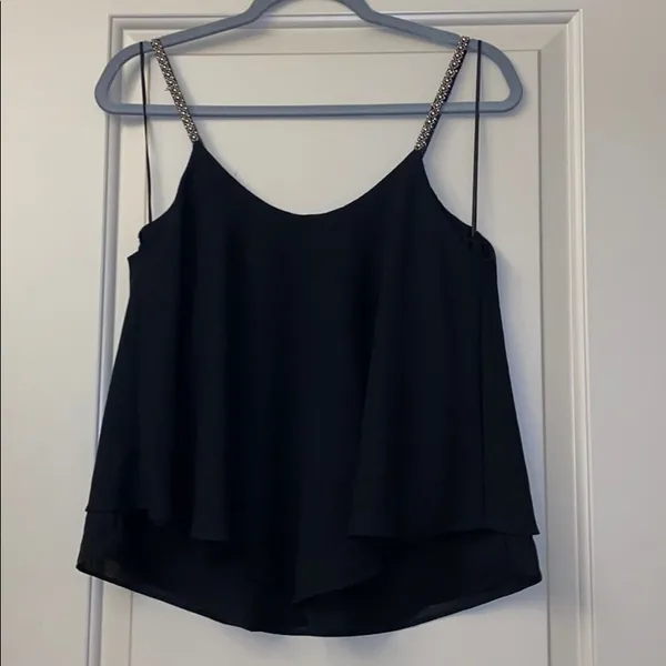 Love Mark Black Tank Top Medium - Image 3