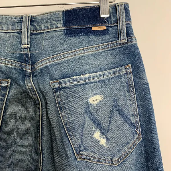 Mother High Waisted Rider Ankle Jeans Far Beyond The Sky Womens Size 27 - Image 5