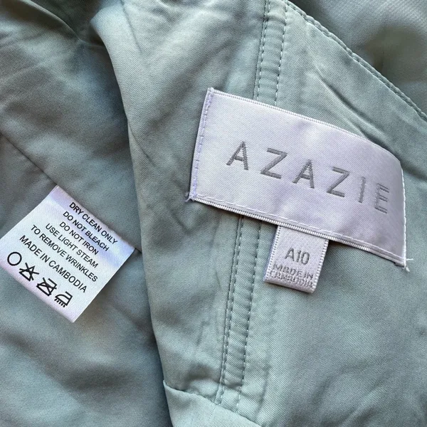 Azazie Akita A-Line Chiffon Dress Size 10 - Image 12