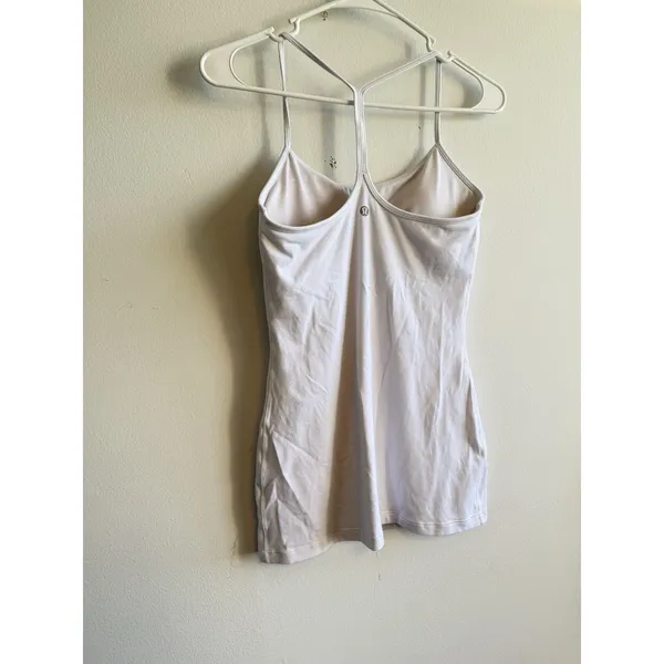 Lululemon Power Pose Tank *Light Support‎ For A/B Cup White Size 6 - Image 4