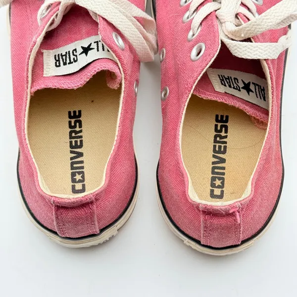 Converse Chuck Taylor All Star Low Top Sneakers Womens 7 Pink Canvas - Image 6