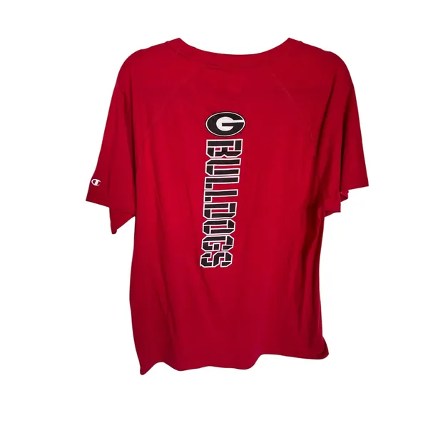 Champion UGA‎ Georgia Red Logo Tee Shirt - Size Large - Image 4