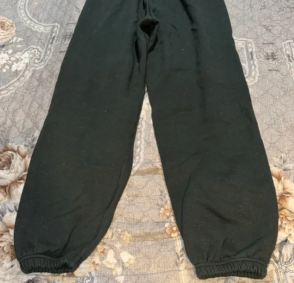 Skims Limited Edition Spruce Cotton Fleece Pants - Image 5