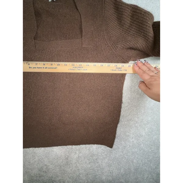 Madewell Square Neck Sweater M Ribbed - Image 5