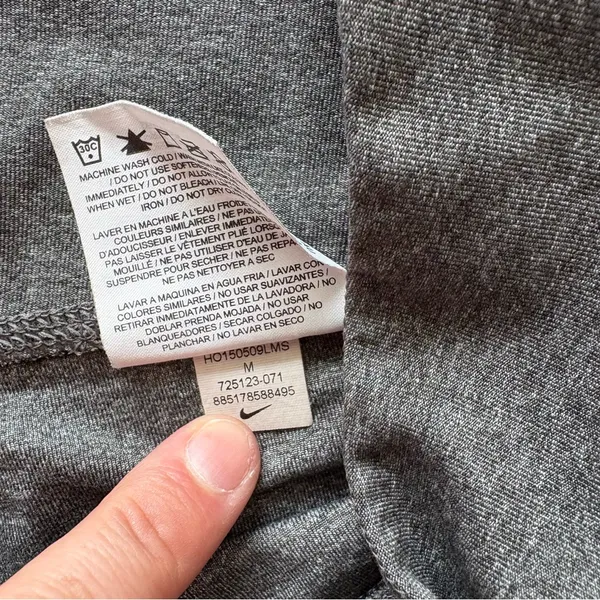 Nike legend polo skinny Charcoal Athletic‎ Pants women’s medium 725123 - Image 5
