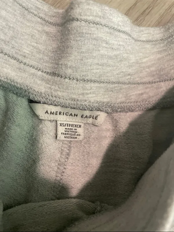 American Eagle Outfitters Light Gray Athletic Shorts - Image 2