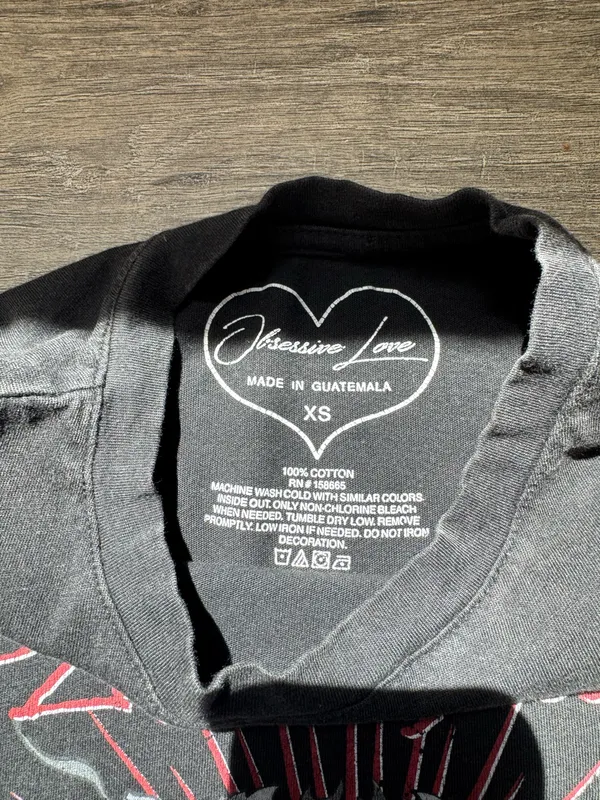 Obsessive Love Y2K LA Graphic T-Shirt - Image 4