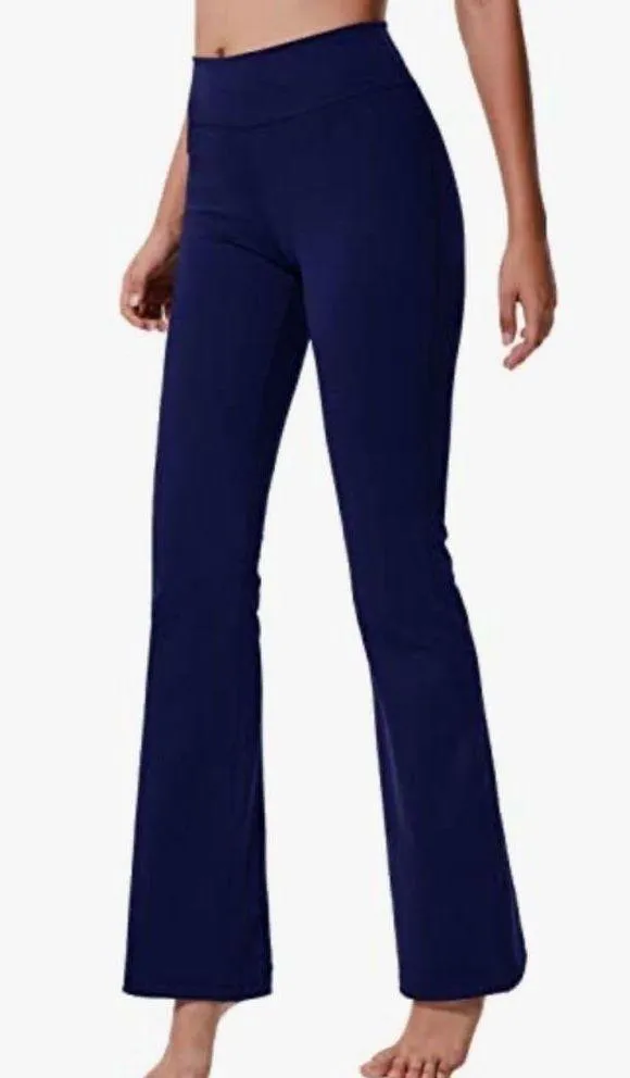 Amazon Soft ChinFun Performance High Waist Bootleg Yoga Pants Inner pocket leggings XXL - Image 2