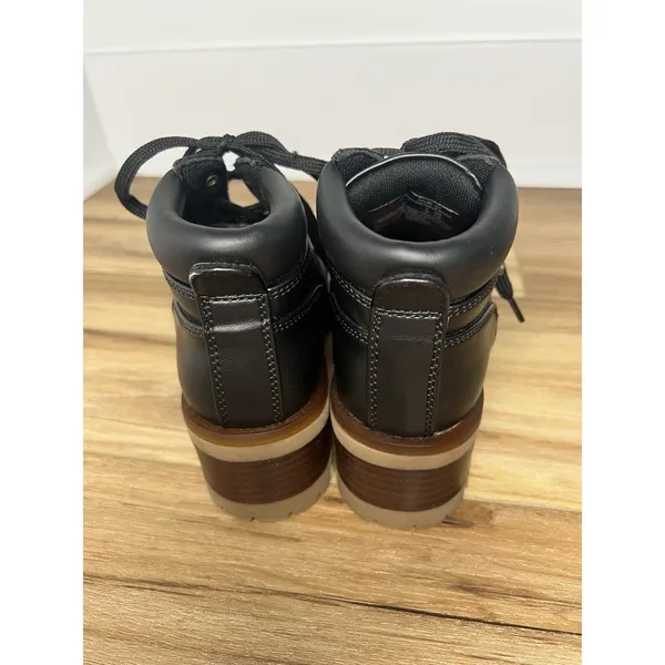 Women's Size 6 Lugz Moto Combat Ankle Boots Flexastride Memory Foam - Image 4