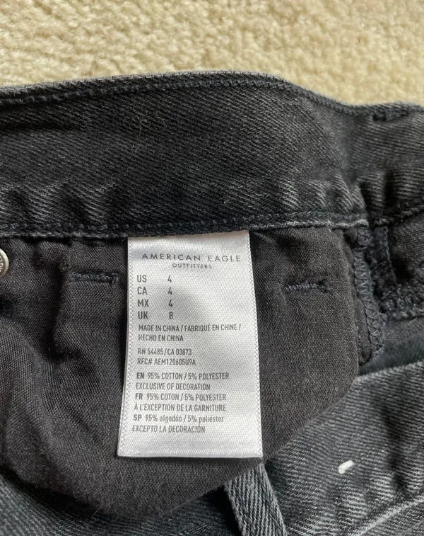 american eagle mom shorts  - Image 3