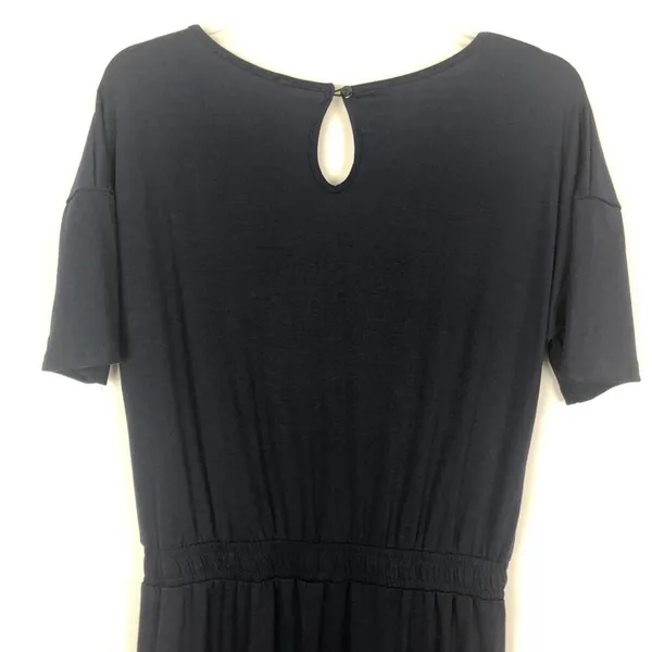 Women's Short Sleeve Blue Jumpsuit Size Medium - Image 12