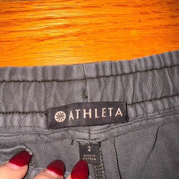 💜Athleta Women's Navy Drawstring Athletic Shorts - Image 3