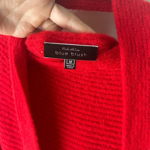 Festive Red Sweater Dress - Image 2