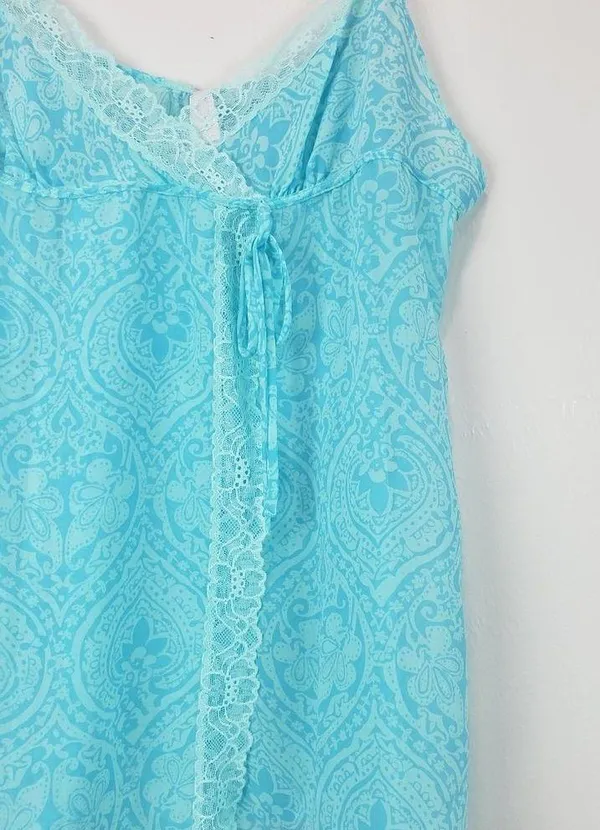 Victoria's Secret Paisley Lace Print Lingerie Nighty - Image 2