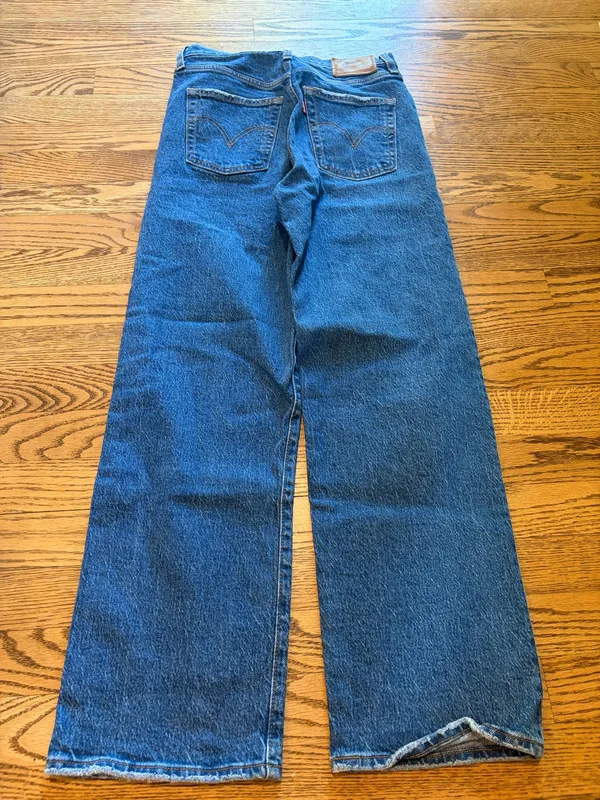 Levi’s Jeans Ribcage Straight Ankle Blue - Image 3