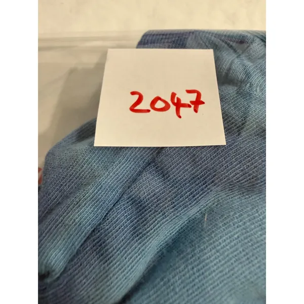 Agolde‎ Mariam Tee Blue Tie Dye Organic Cotton Short Sleeve T-Shirt A7047B Small - Image 6