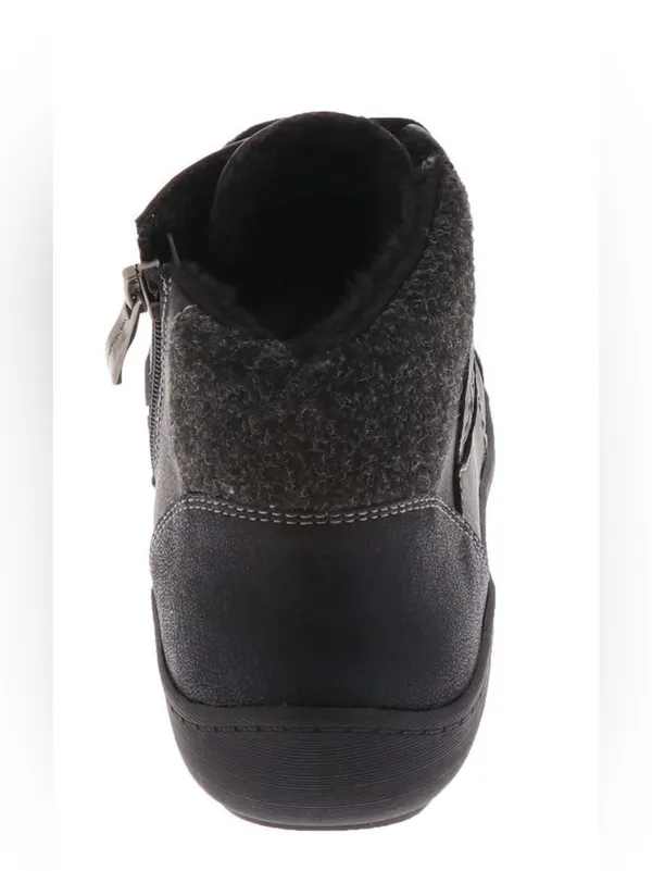 Wanderlust Black Lace-Up Women’s Ankle Boots Size 8.5 Extra Wide - Image 5