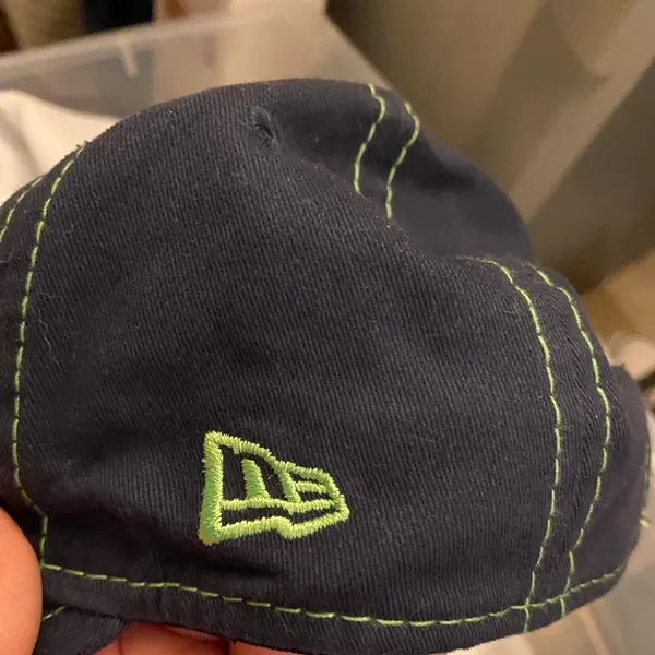 New Era Womens Seahawks Baseball Hat- Adjustable Back - Image 3