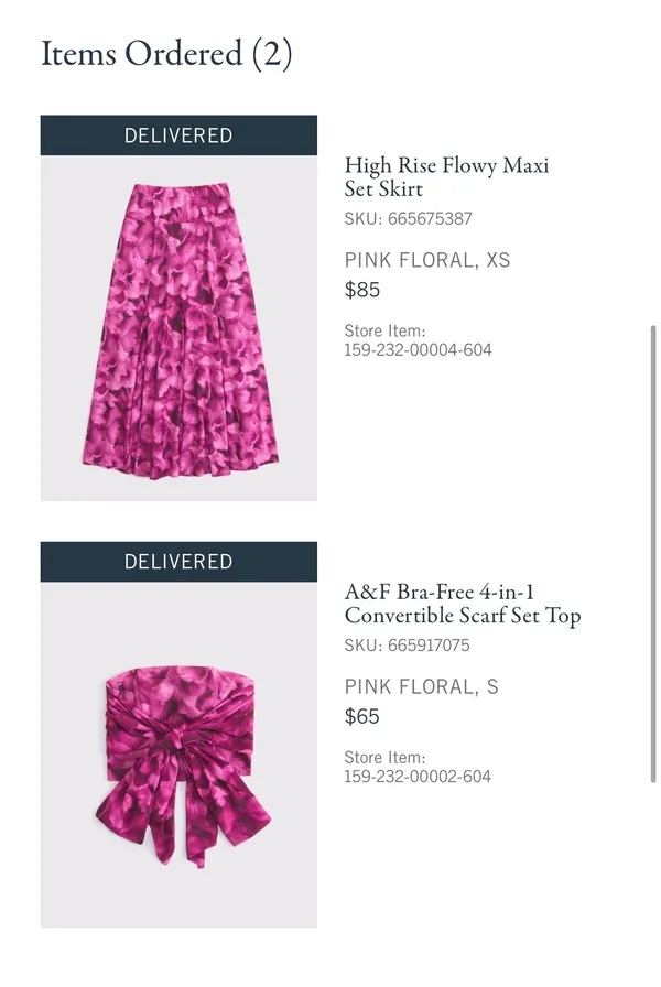 Abercrombie set Pink Size XS - Image 3