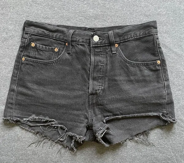 Levi's 501 High Rise Shorts 27W - Image 3