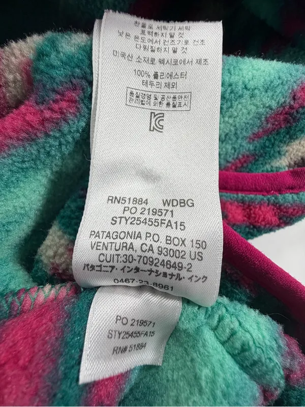 Patagonia Synchilla Snap-T Aztec Southwest Fleece Pullover Women’s Medium - Image 7