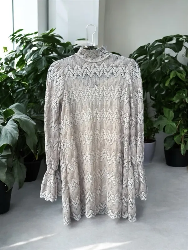 Free People Simone Lace Mini Dress XS - Image 4