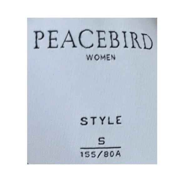 Peacebird Women Grey Wool Blend Double Breasted Oversized Coat A1AA84150 Size S - Image 4