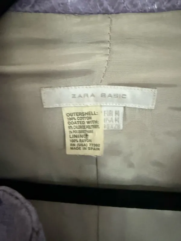 Faux Leather Jacket ZARA Basic - Image 3