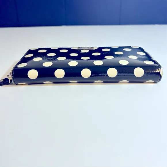 Kate‎ Spade Neda Carlisle Street Polka Dot Zip Close Wallet - Image 3