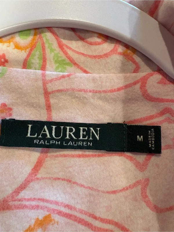 Lauren by Ralph Lauren Pink Paisley Pajama Set women’s size M - Image 6