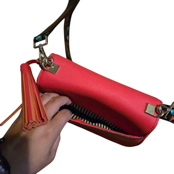 Kate Spade Red Cameron‎ Byrdie Saddle Bag - Image 8