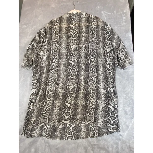 Tommy Bahama Top XL Cover‎ Up Beach Pool Animal Print Lace Up Long Chic Sheer - Image 13