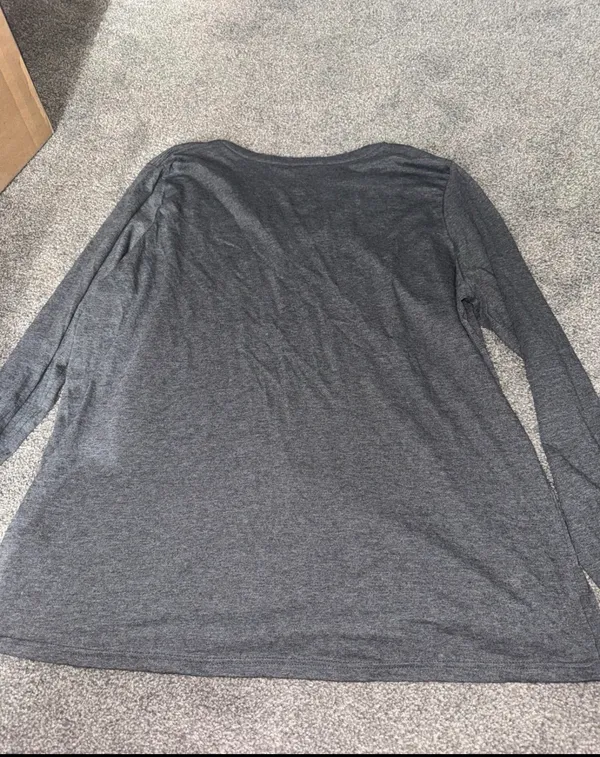 Dark Grey LongSleeve Gray Size XXL - Image 3