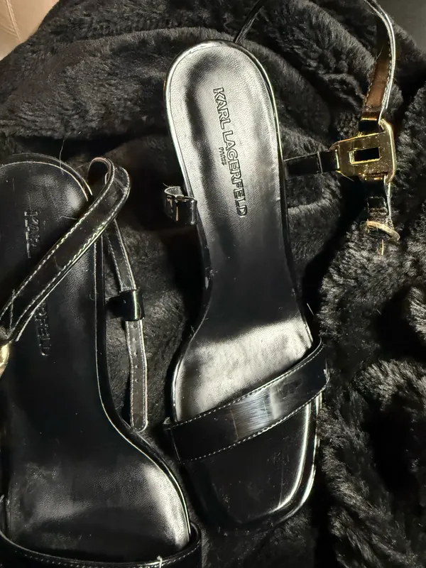 Karl Lagerfeld slingback heels - Image 3
