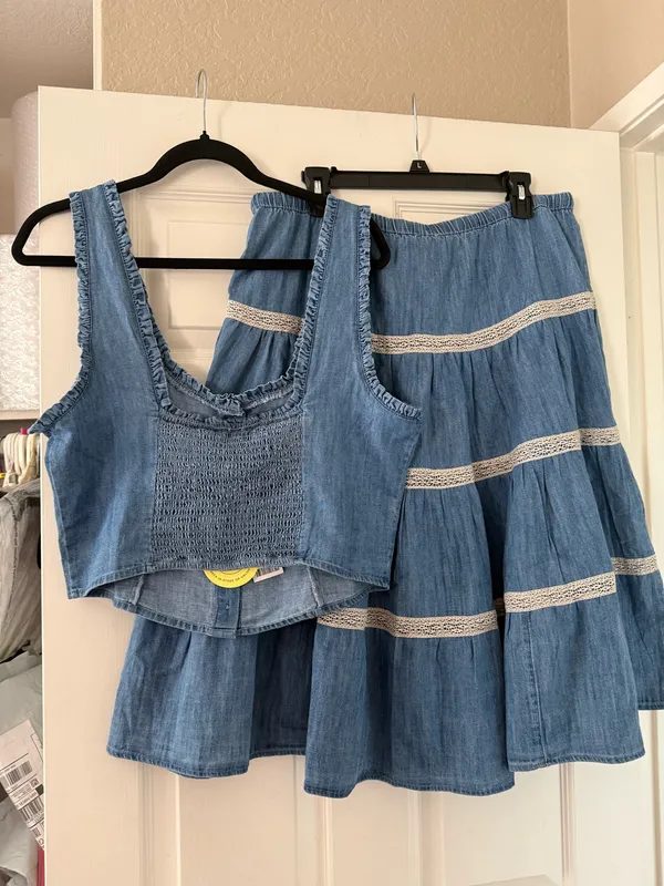 BNWT Urban Outfitters Kimchi Blue Market Morning Top & Skirt Set - Image 6