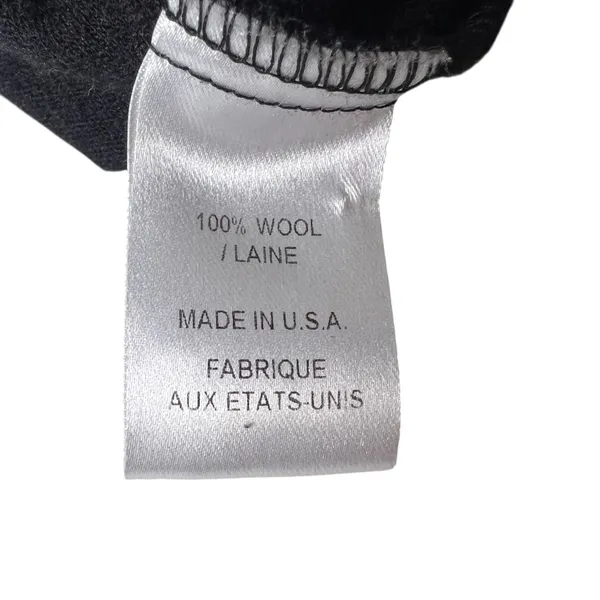 Diane Von Furstenberg Athena Black Wool Knee Length Dress Size 4 EUC - Image 11
