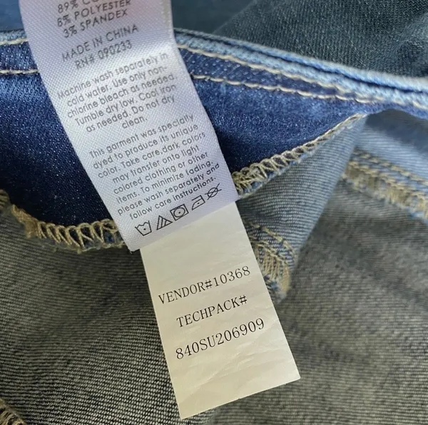 PACSUN Jean Mini Skirt Size 27 - Image 5