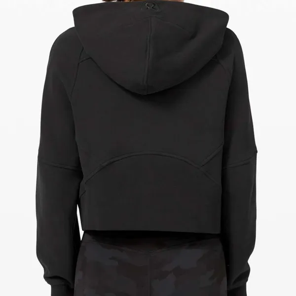 Lululemon Scuba Oversized 1/2 Zip Hoodie Black - Image 9