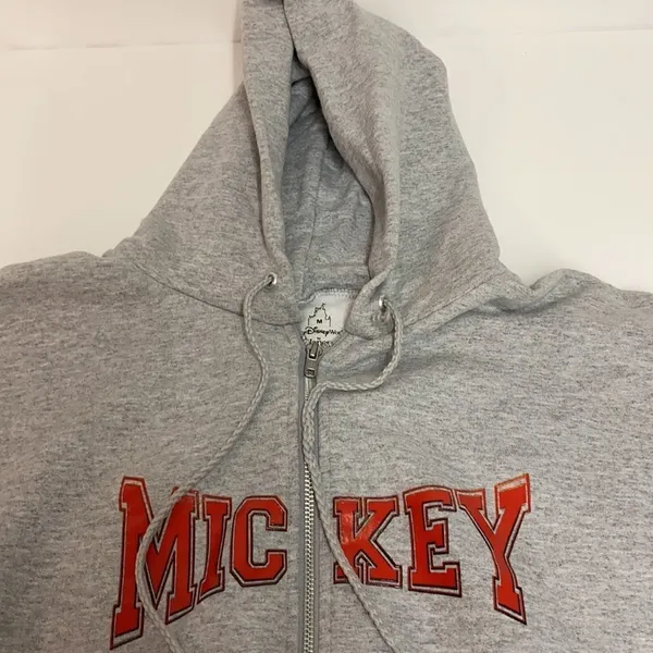 Walt‎ Disney World Mickey Mouse Zip Up Hoodie Size M C23 - Image 3