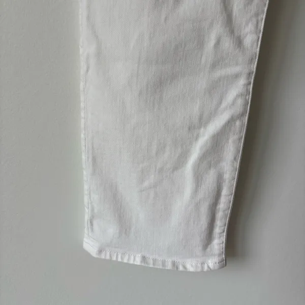 Madewell White The Perfect Vintage Jean Straight Leg High Waist Travel Beach - Image 5