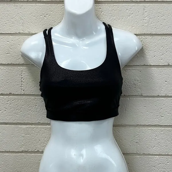 Lululemon Energy strappy black sports bra size 6 - Image 2