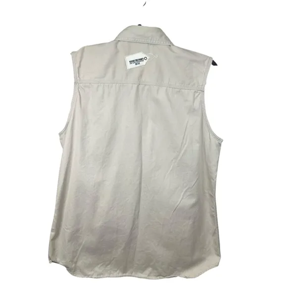 Vintage‎ Disney Pooh Eeyore Utility Vest Y2K Safari Embroidered Beige L - Image 2