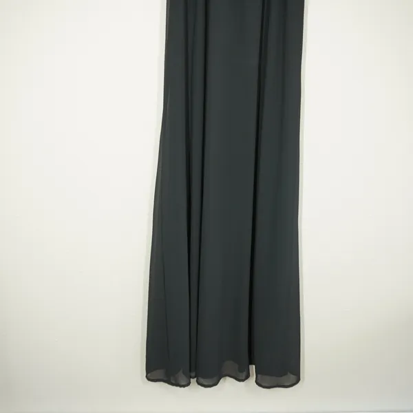 Show Me Your Mumu Size Medium Caitlin Ruffle Maxi Dress Black Formal Bridesmaid - Image 3